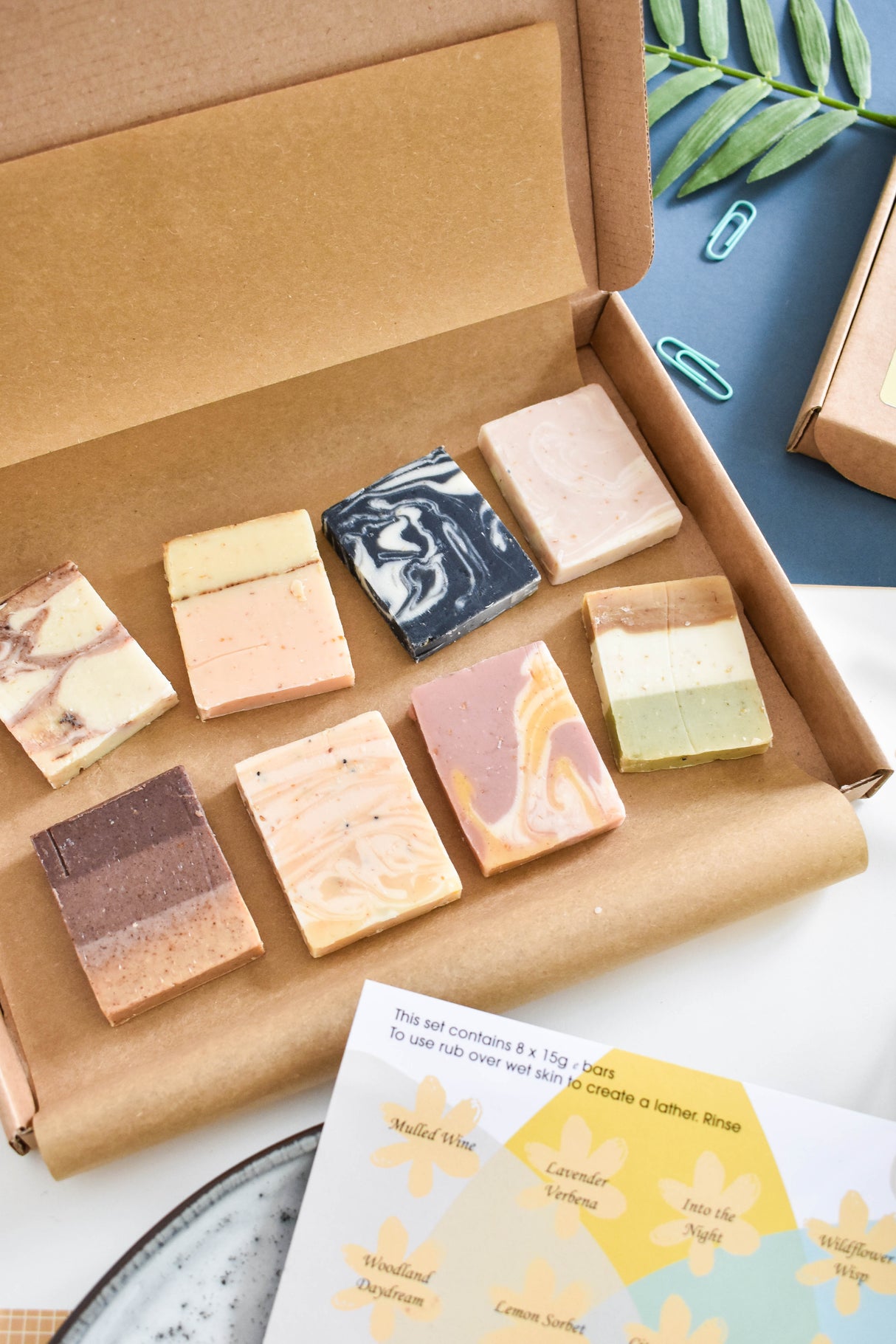 Soap Sampler Gift Set - 8 x 15g Mini Soap Bars | Sustainable & Vegan
