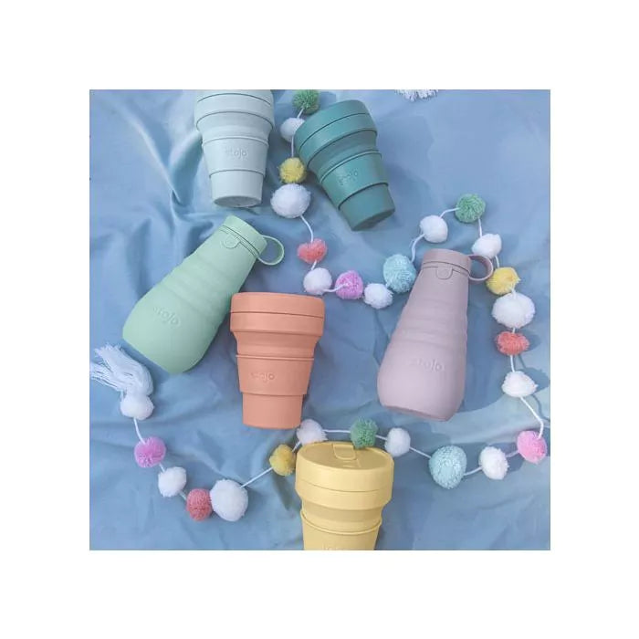 Stojo Collapsible Pocket Cup - Eucalyptus
