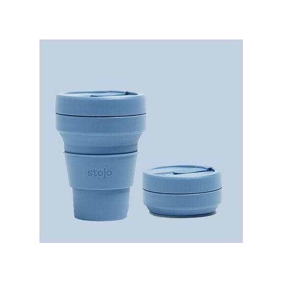Stojo Collapsible Pocket Cup - Steel Blue