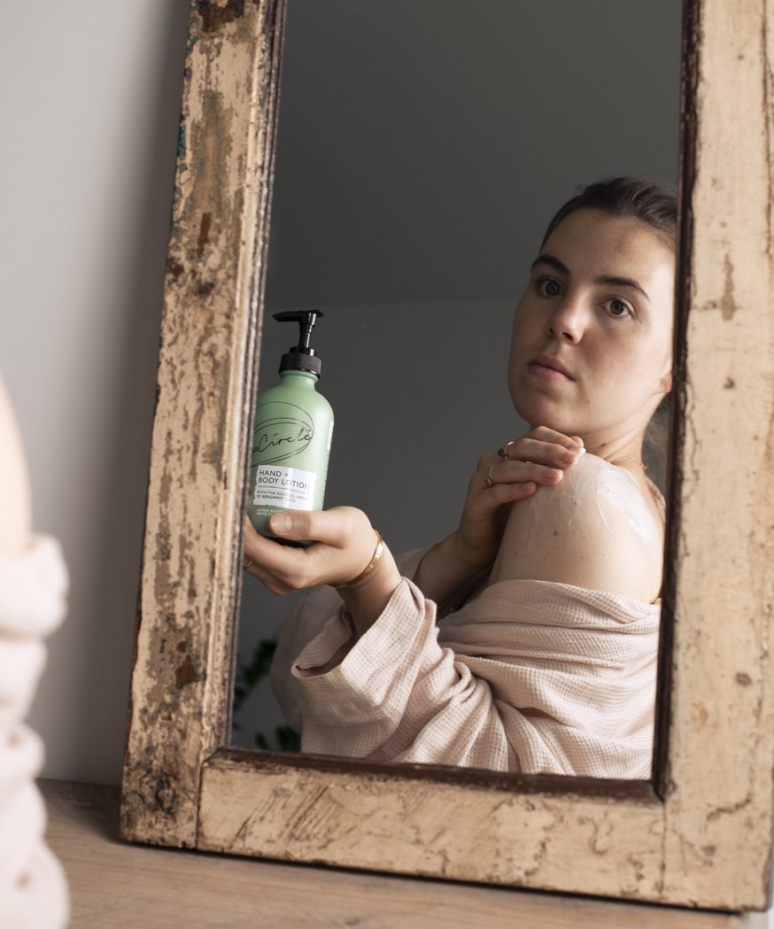 Vegan, Eco Friendly Hand + Body Lotion with Bergamot + Vitamin E