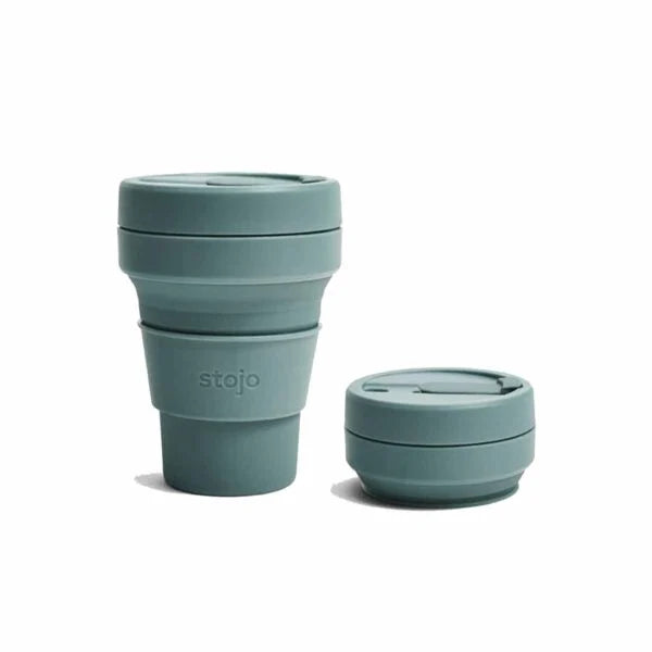 Stojo Collapsible Pocket Cup - Eucalyptus