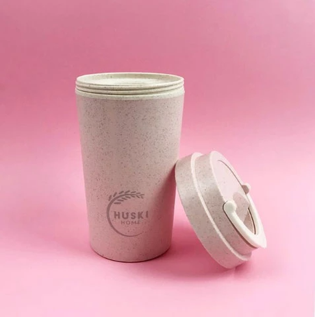 Huski Home sustainable travel cup in rose - 400ml
